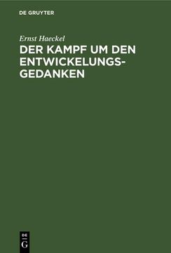 portada Der Kampf um den Entwickelungs-Gedanken (en Alemán)