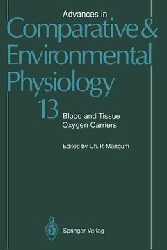 portada blood and tissue oxygen carriers (en Inglés)