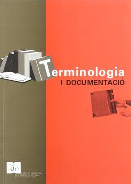 portada Terminologia I documentacio (I jornada de terminologia I documentacio)