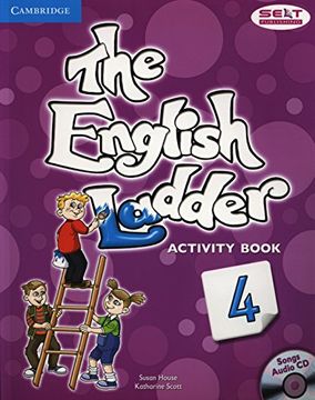 portada The English Ladder Level 4 Activity Book With Songs Audio cd (en Inglés)