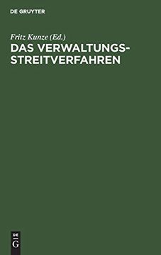 portada Das Verwaltungsstreitverfahren: Praktisches Handbuch auf Wissenschaftlicher Grundlage (en Alemán)