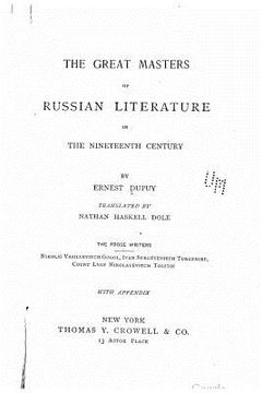 portada The Great Masters of Russian Literature (en Inglés)