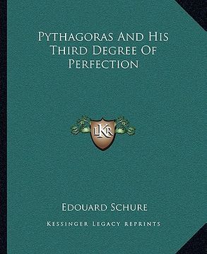 portada pythagoras and his third degree of perfection (en Inglés)