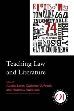 portada Teaching Law and Literature (en Inglés)