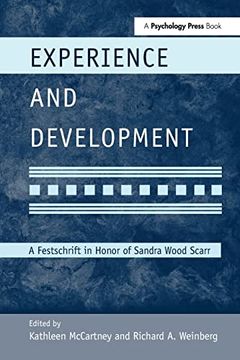 portada Experience and Development: A Festschrift in Honor of Sandra Wood Scarr (Modern Pioneers in Psychological Science: An Aps-Psychology Press Series) (en Inglés)