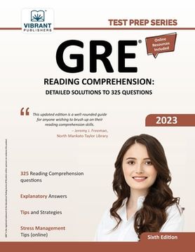 portada GRE Reading Comprehension: Detailed Solutions to 325 Questions (in English)