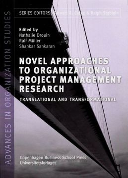 portada NOVEL APPROACHES TO ORGANIZAT. (Advances in Organization Studies)