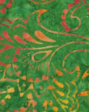 portada Green Jungle Batik Composition Not - Large Ruled Not - 8X10 Lined Not (Softcover Journal (en Inglés)