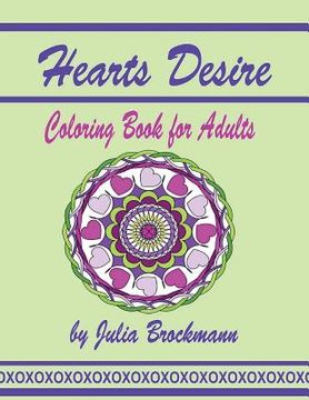 portada Hearts Desire: Coloring Book for Adults (en Inglés)
