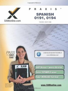 portada Praxis Spanish 0191, 0194 Teacher Certification Test Prep Study Guide (en Inglés)