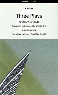 portada Racine: Three Plays: Berenice, Phèdre, Britannicus (Oberon Modern Playwrights) (en Inglés)