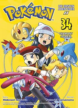 portada Pokémon - die Ersten Abenteuer: Bd. 34: Diamant und Perl (en Alemán)