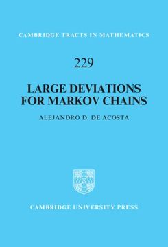 portada Large Deviations for Markov Chains (Cambridge Tracts in Mathematics, Series Number 229) (en Inglés)