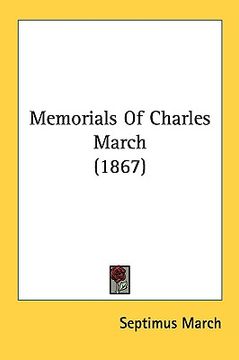 portada memorials of charles march (1867) (en Inglés)