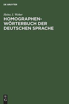 portada Homographen-Wã Rterbuch der Deutschen Sprache (en Alemán)