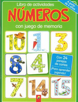 portada Libro de Actividades Numeros con Juego de Memoria (in Spanish)