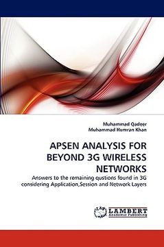 portada apsen analysis for beyond 3g wireless networks (en Inglés)
