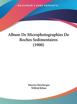 portada Album De Microphotographies De Roches Sedimentaires (1900) (in French)