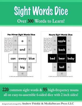 portada Sight Words Dice: Over 300 Sight Words to Learn (in English)