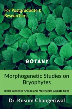 portada Morphogenetic Studies on Bryophytes (en Inglés)