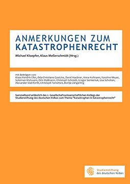 portada Anmerkungen zum Katastrophenrecht (in German)