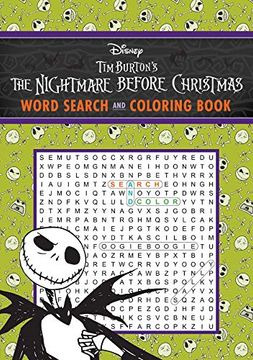 portada The Nightmare Before Christmas Word Search and Coloring Book (Coloring Book & Word Search) (in English)