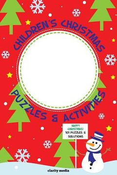 portada Children's Christmas Puzzles & Activities: Personalise the cover & write your own message!
