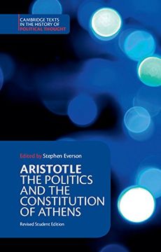 portada Aristotle: The Politics and the Constitution of Athens Paperback (Cambridge Texts in the History of Political Thought) (en Inglés)