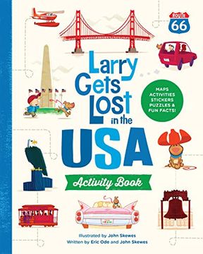 portada Larry Gets Lost in the USA Activity Book (en Inglés)