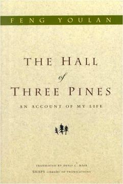 portada The Hall of Three Pines: An Account of my Life (Shaps Library of Translations) (in English)