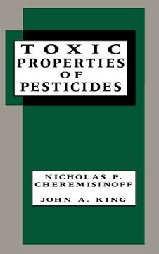 portada toxic properties of pesticides (en Inglés)