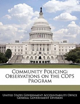 portada community policing: observations on the cops program (en Inglés)
