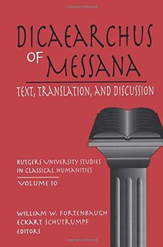 portada Dicaearchus of Messana (en Inglés)