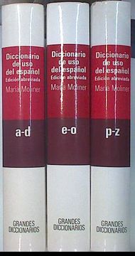 portada Diccionario de uso del Español I-Ii-Iii. Edición Abreviada