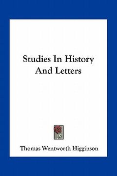portada studies in history and letters (in English)