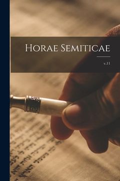 portada Horae Semiticae; v.11 (en Inglés)