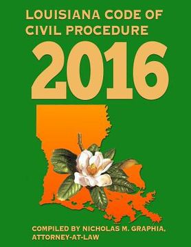 portada Louisiana Code of Civil Procedure 2016 (en Inglés)