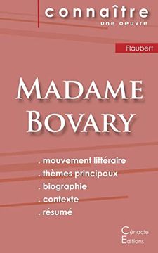 portada Fiche de Lecture Madame Bovary de Gustave Flaubert (en Francés)