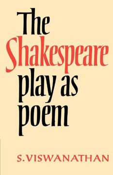 portada The Shakespeare Play as Poem Paperback (en Inglés)