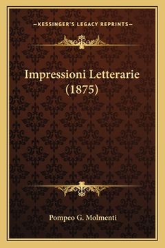portada Impressioni Letterarie (1875) (in Italian)
