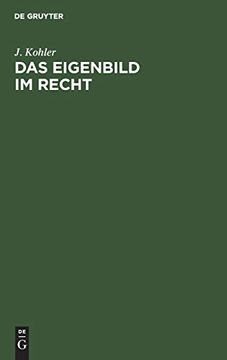portada Das Eigenbild im Recht (in German)