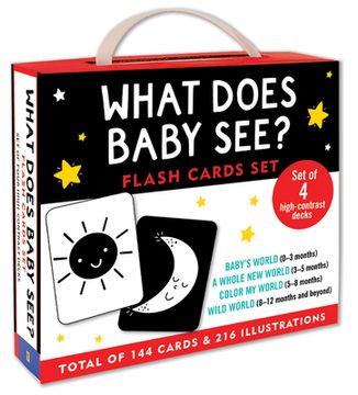 portada What Does Baby See? (Set of 4 High Contrast Flash Cards) 