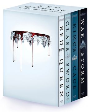 portada Red Queen 4-Book Paperback box Set: Red Queen, Glass Sword, King'S Cage, war Strom (in English)