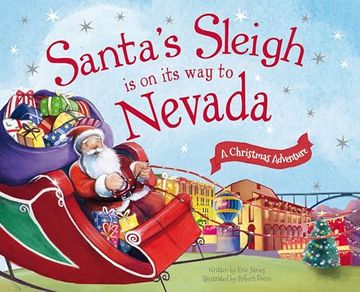 portada Santa's Sleigh Is on Its Way to Nevada: A Christmas Adventure (en Inglés)