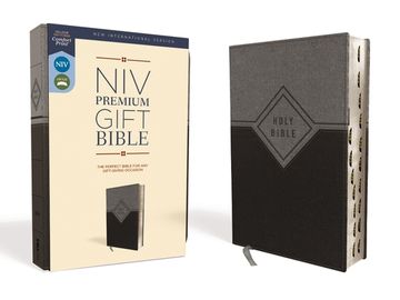 portada Niv, Premium Gift Bible, Leathersoft, Black (in English)