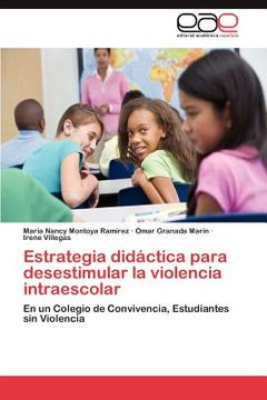 portada estrategia did ctica para desestimular la violencia intraescolar (en Inglés)