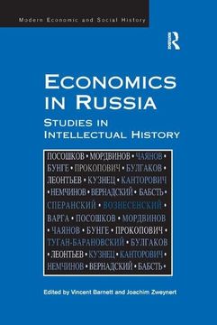 portada Economics in Russia: Studies in Intellectual History (en Inglés)