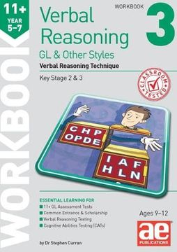 portada 11+ Verbal Reasoning Year 5-7 gl & Other Styles Workbook 3