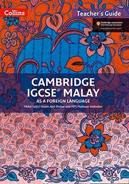 portada Cambridge Igcse™ Malay Teacher's Guide (Collins Cambridge Igcse™) (Collins Cambridge Igcse (Tm)) (en Inglés)