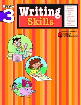 portada writing skills: grade 3 (flash kids harcourt family learning)